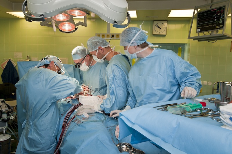 Nemocnice České Budějovice - operace v kardiocentru