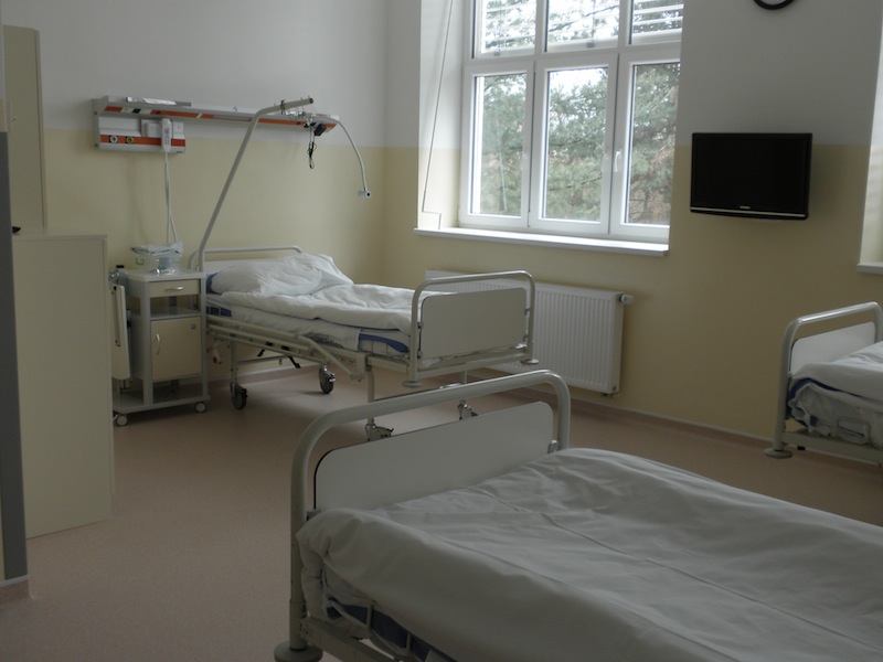 Nemocnice Tábor - lůžkový pokoj