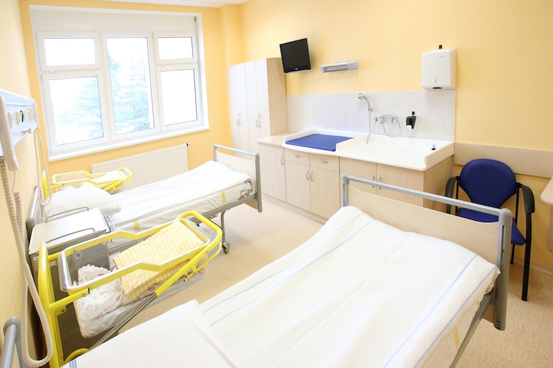 Nemocnice Tábor - porodnice - dvoulůžkový pokoj