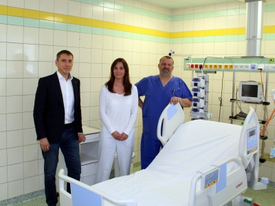 Nejlepší česká nemocnice získala odměnou lůžko pro pacienty